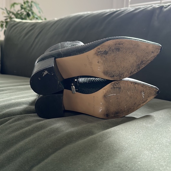 Marc Fisher Snakeskin Booties - Picture 5 of 9